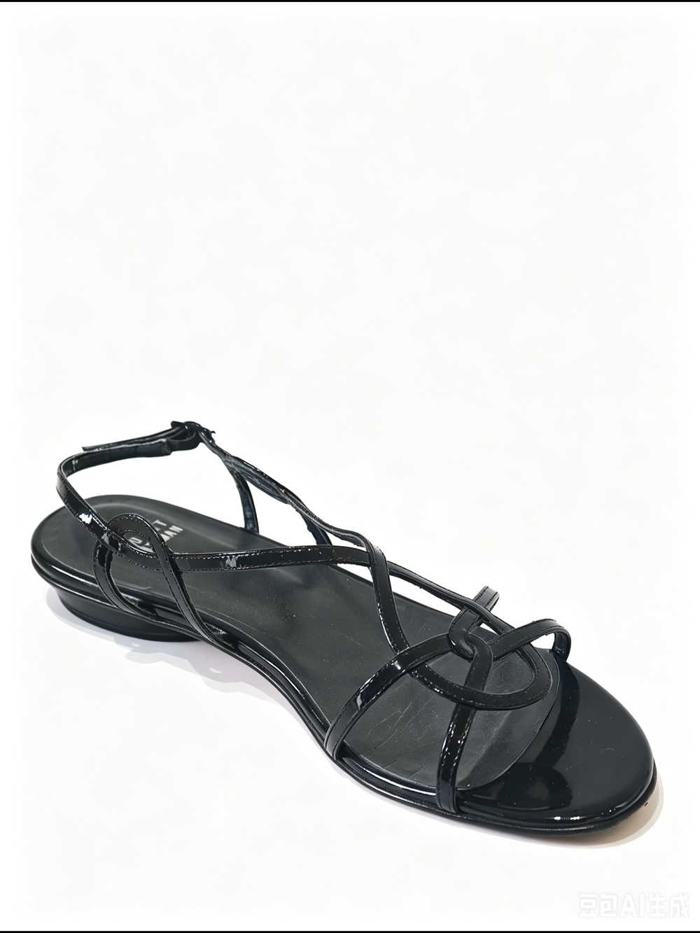 Stuart Weitzman Knot Patent Sandals